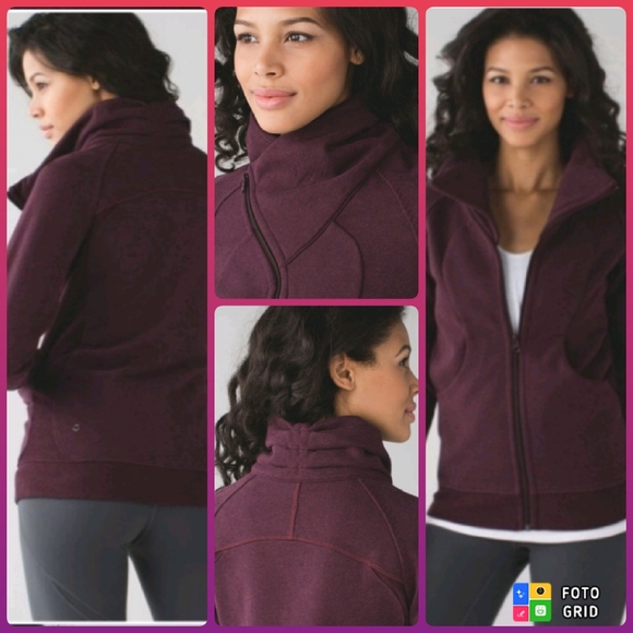 lululemon athletica Jackets & Blazers - Lululemon Cozy Cuddle Up Jacket Burgundy